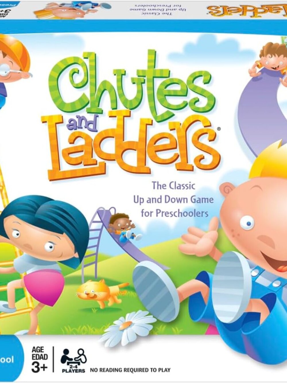 Hasbro Chutes and Ladders Board Game Classic Family Game Ages 3+ 2-4 Players